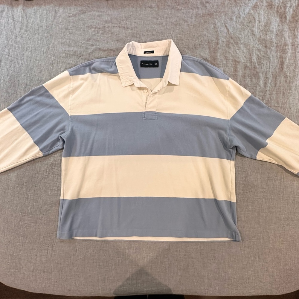 Abercrombie Cropped Rugby Shirt